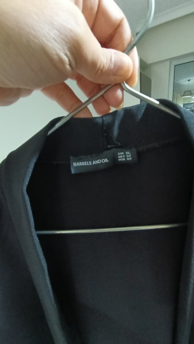 Siyah Minimalist Midi Kadın Kaban - Görsel 2