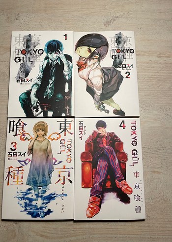  Tokyo ghoul 1-2-3-4. cilt Tokyo Gûl