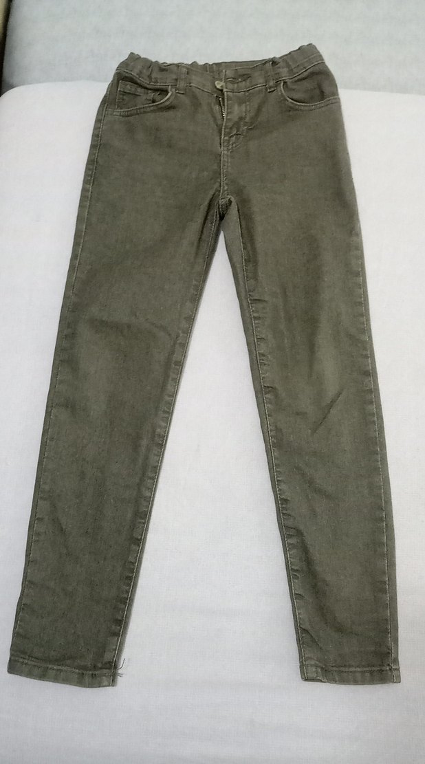 Erkek Çocuk Haki Kot Pantolon - Görsel 2