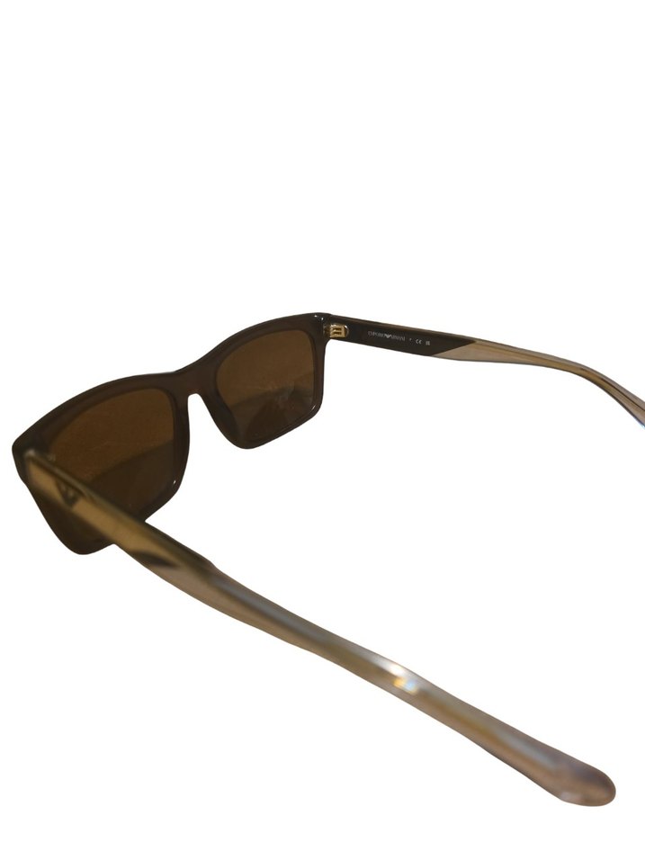 Emporio Armani Bej Minimalist Kadın Güneş Gözlüğü - Görsel 3