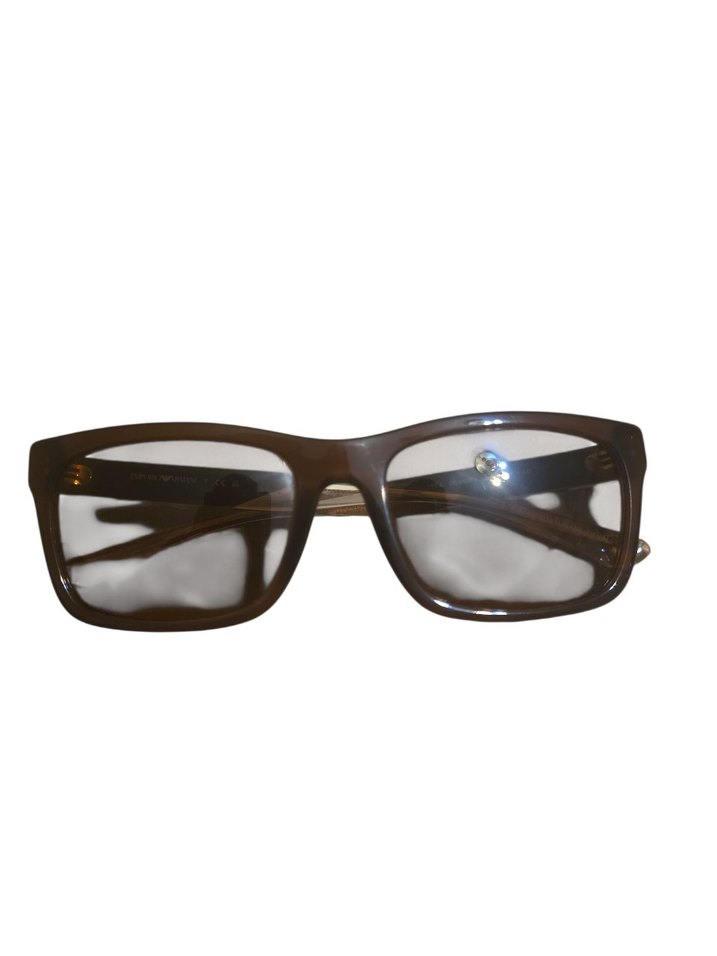 Emporio Armani Bej Minimalist Kadın Güneş Gözlüğü - Görsel 5