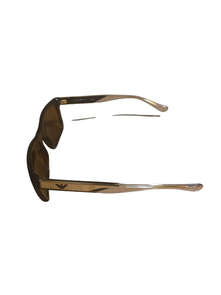 Emporio Armani Bej Minimalist Kadın Güneş Gözlüğü - Görsel 4
