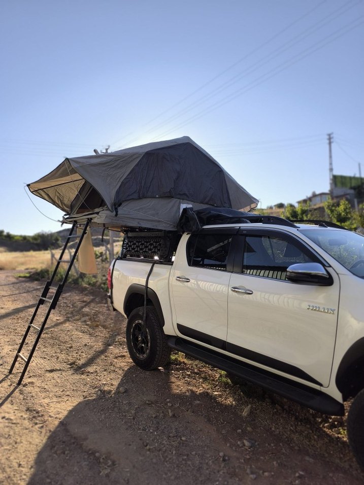 Araba Çadırı Çift Katmanlı Yağmur Su Geçirmez - Görsel 2