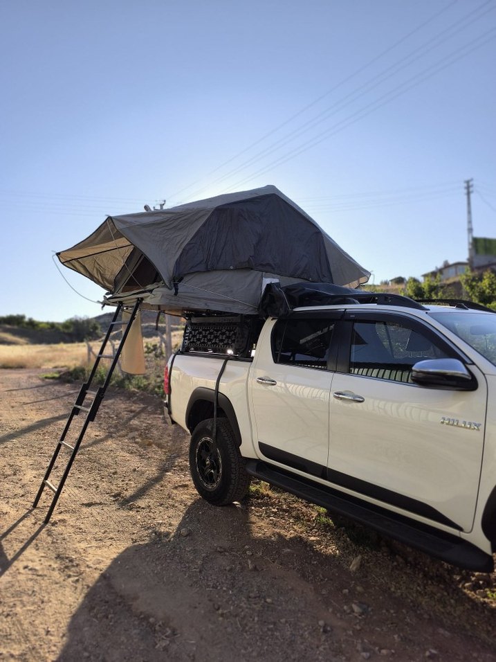 Araba Çadırı Çift Katmanlı Yağmur Su Geçirmez - Görsel 3