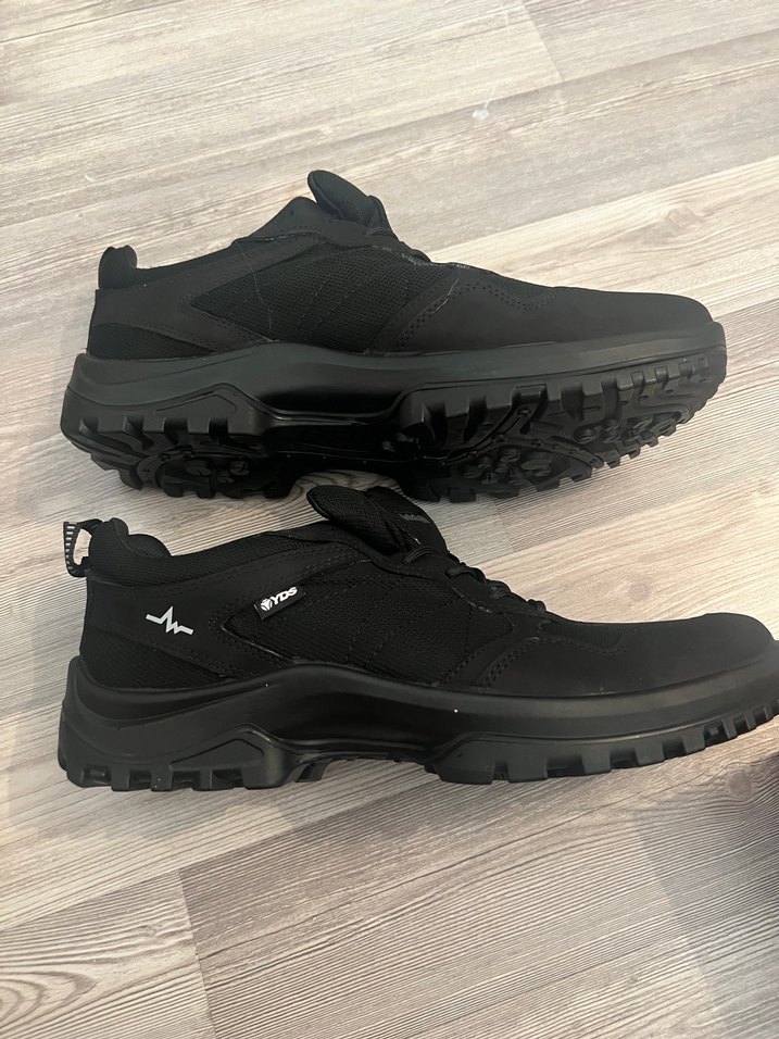 Siyah Bağcıklı Erkek Spor Ayakkabı yds - Görsel 2