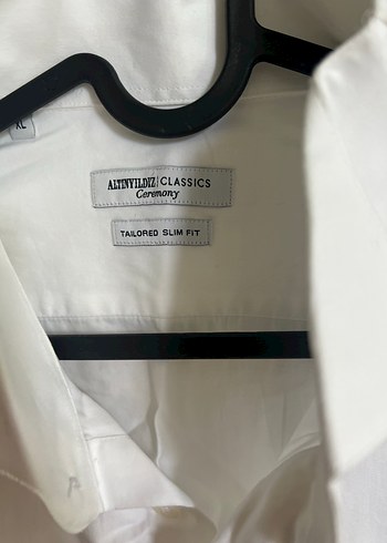 Düğmeli Beyaz Erkek Gömlek - Görsel 2