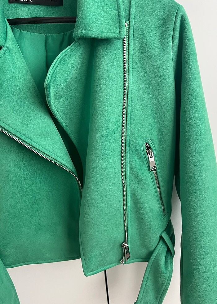 Zara süet ceket - Görsel 4