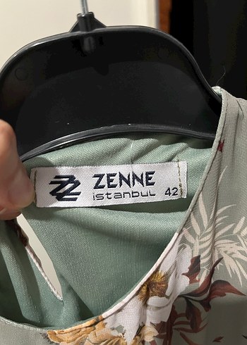 Yeşil Çiçekli Uzun Piliseli Bohem Elbise - Görsel 6