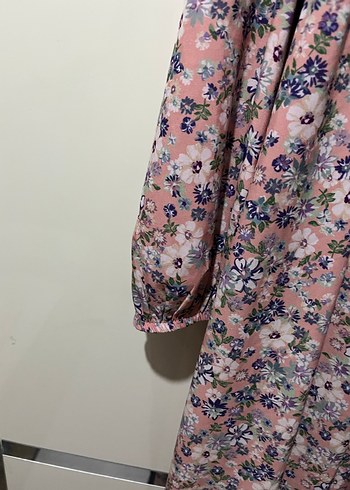 Pembe Bohem Uzun Salaş Elbise - Görsel 4