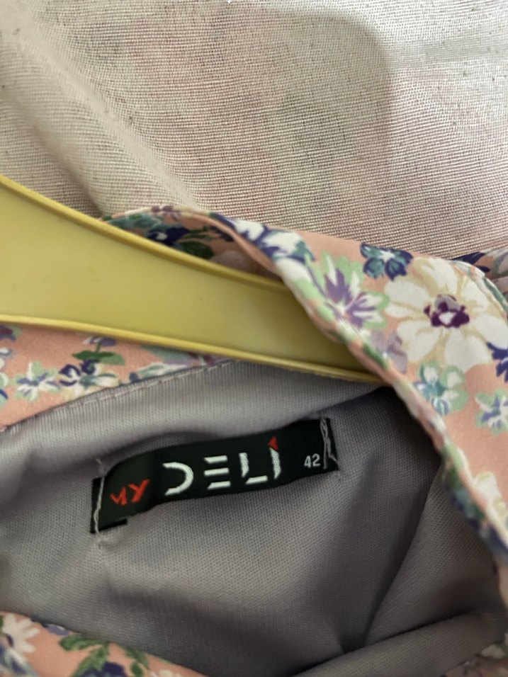 Pembe Bohem Uzun Salaş Elbise - Görsel 5