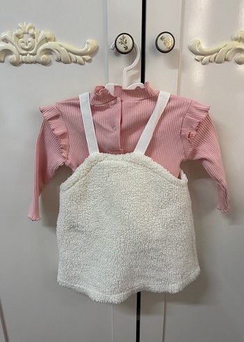 Cassiope Kız Çocuk Pembe Boğazlı Triko Elbise