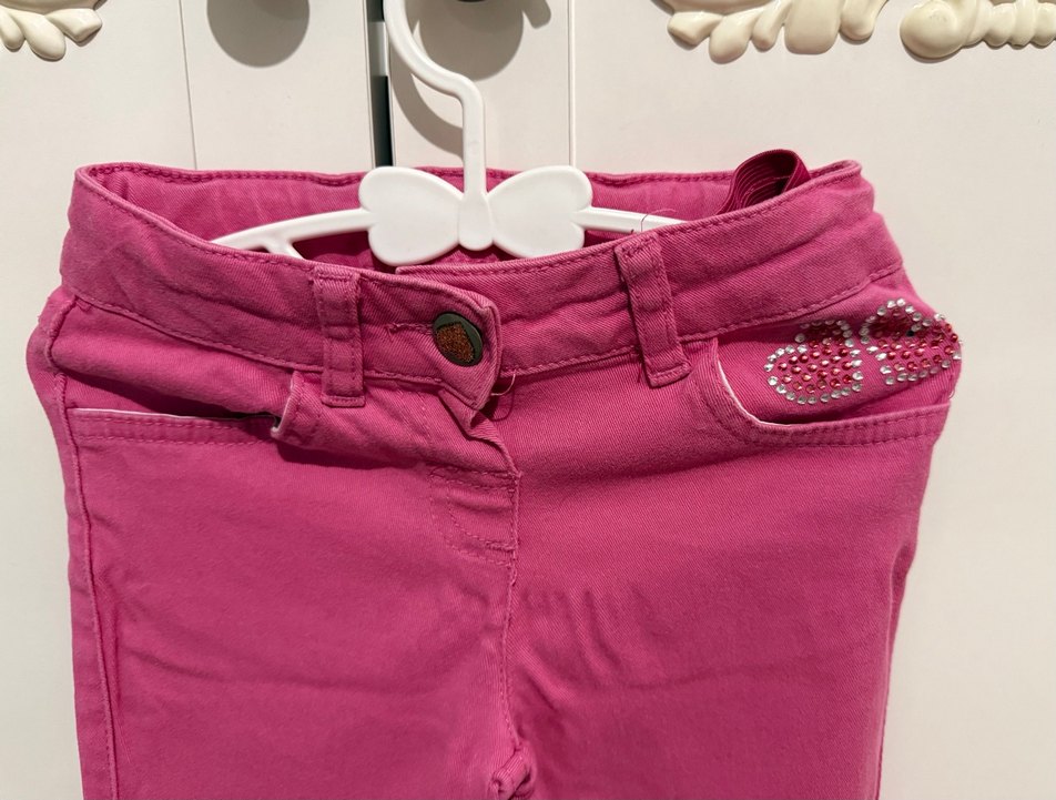 Kız Çocuk Pembe Pantolon - Görsel 3