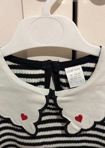 Kız Çocuk Çizgili Triko Bluz - Görsel 3