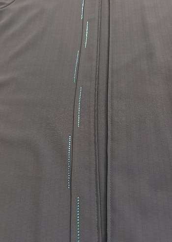 Kadın su yeşili Uzun Kollu Salaş Uzun Ferace - Görsel 3