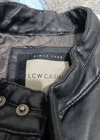 Siyah Deri Erkek Ceket Düğmeli Midi Boy - Görsel 6