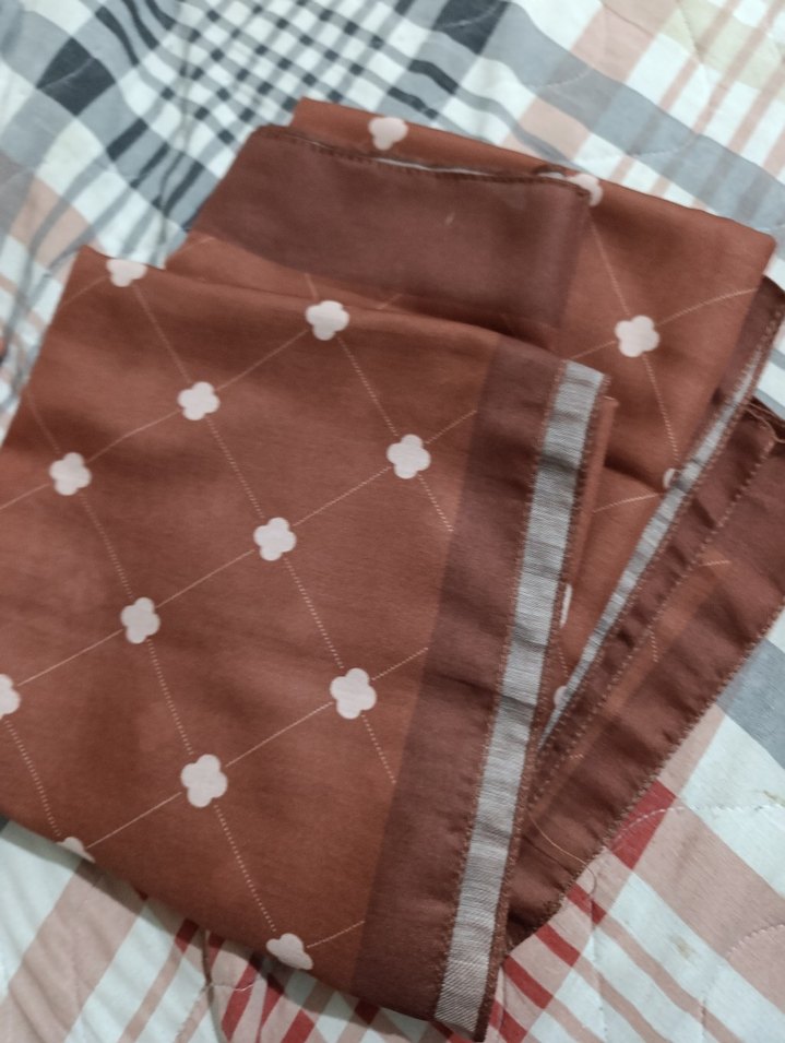 Drapeli Kahverengi Kadın Şal - Görsel 4