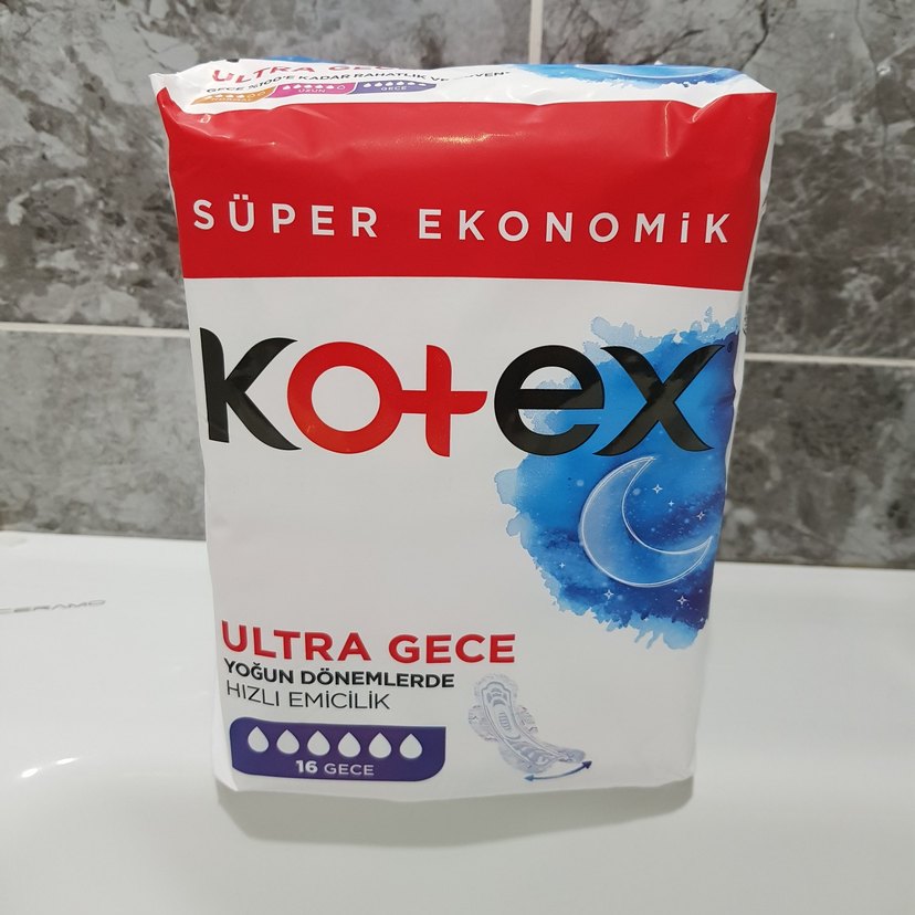 Kotex Ultra Gece 16'lı Hızlı Emicilik Kadın Pedi - Görsel 4