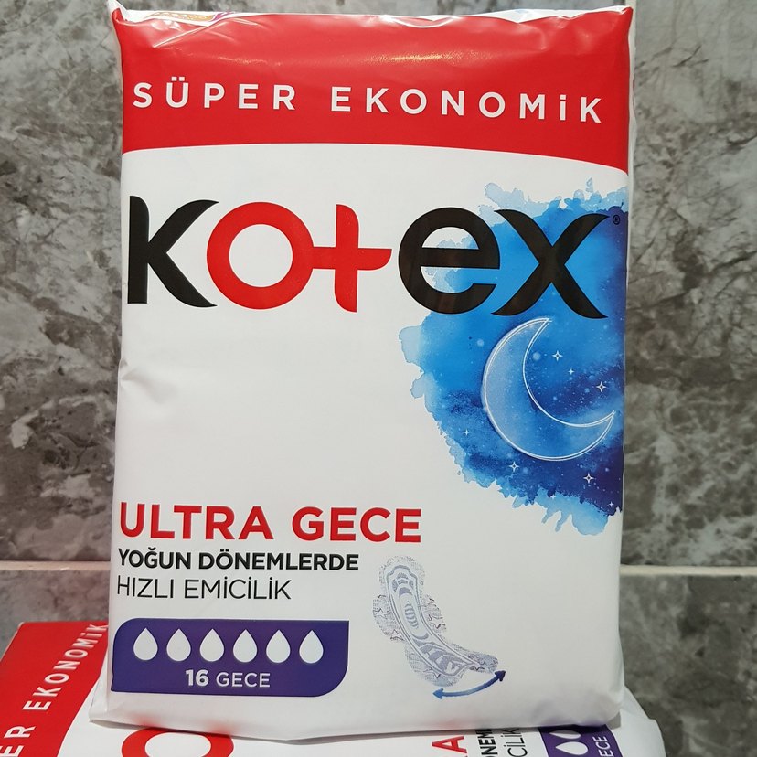 Kotex Ultra Gece 16'lı Hızlı Emicilik Kadın Pedi - Görsel 2