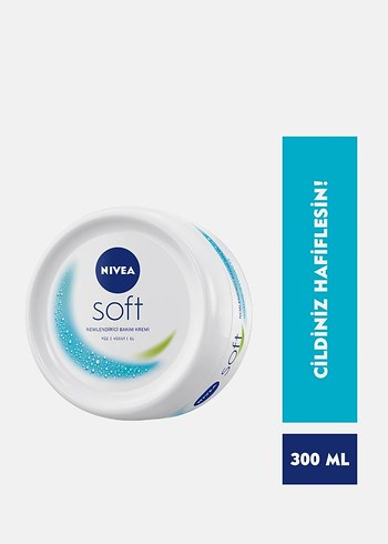  Beden Nivea Soft Canlandırıcı ve Yoğun Nemlendirici Krem 300 + 75 Ml