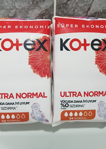 Kotex Ultra Normal Kadın Pedi 24'lü x 2 Paket - Görsel 2
