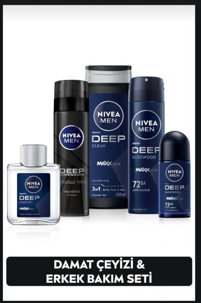 Damat Çeyizi & Erkek Bakım Seti 5`li - Görsel 3