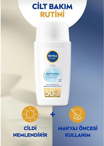Nivea Sun Güneş Koruyucu SPF 50+ Krem - Görsel 9
