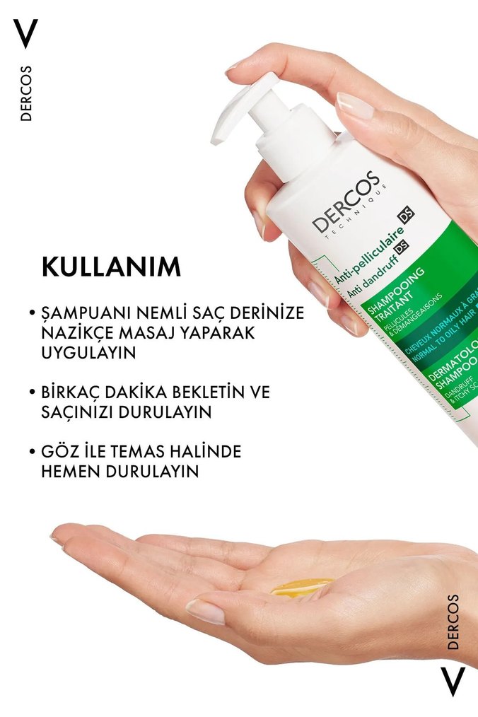 Vichy Dercos Kepek Karşıtı Şampuan 390 ml - Görsel 5