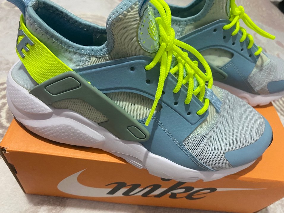 Gri Mavi Bağcıklı Kadın Spor Ayakkabı - Görsel 2