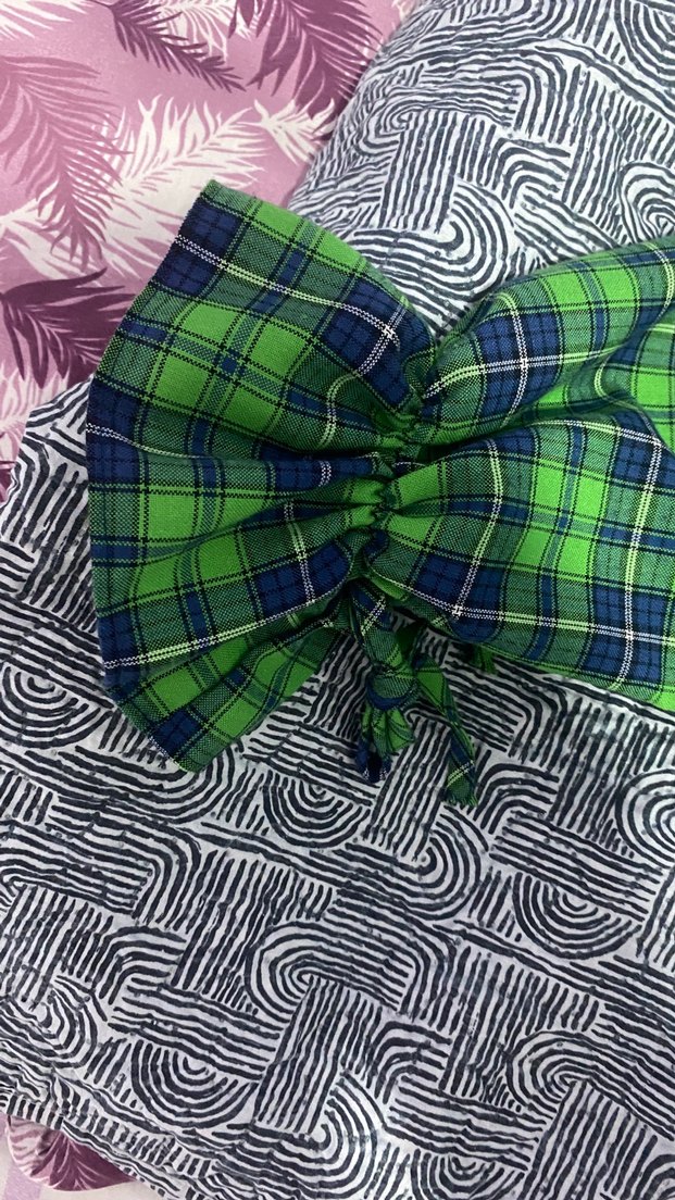 Yeşil Renkli pileli kadın bluz - Görsel 2