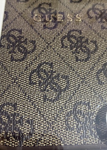 Bohem Tarzı Kahverengi Guess Fermuarlı Telefon Kılıfı - Görsel 3