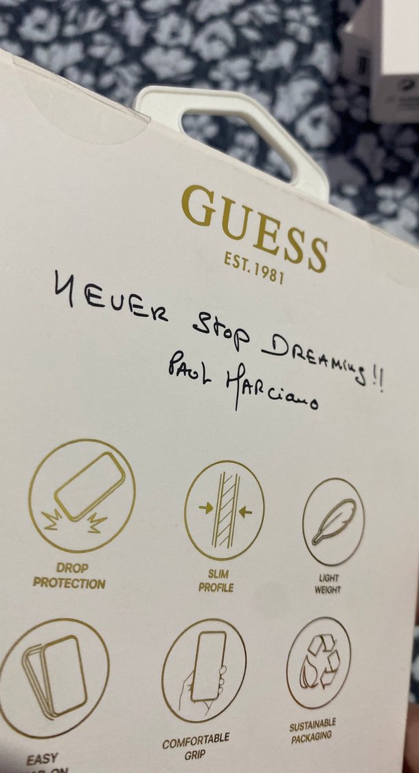 Bohem Tarzı Kahverengi Guess Fermuarlı Telefon Kılıfı - Görsel 4