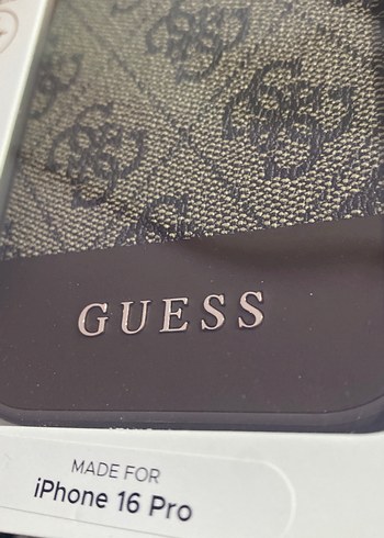 Guess Elastik Kahverengi Telefon Kılıfı - Görsel 2