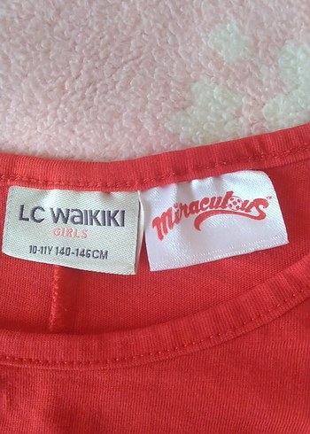 Kız Çocuk Kırmızı Payetli Kolsuz Tişört - Görsel 3