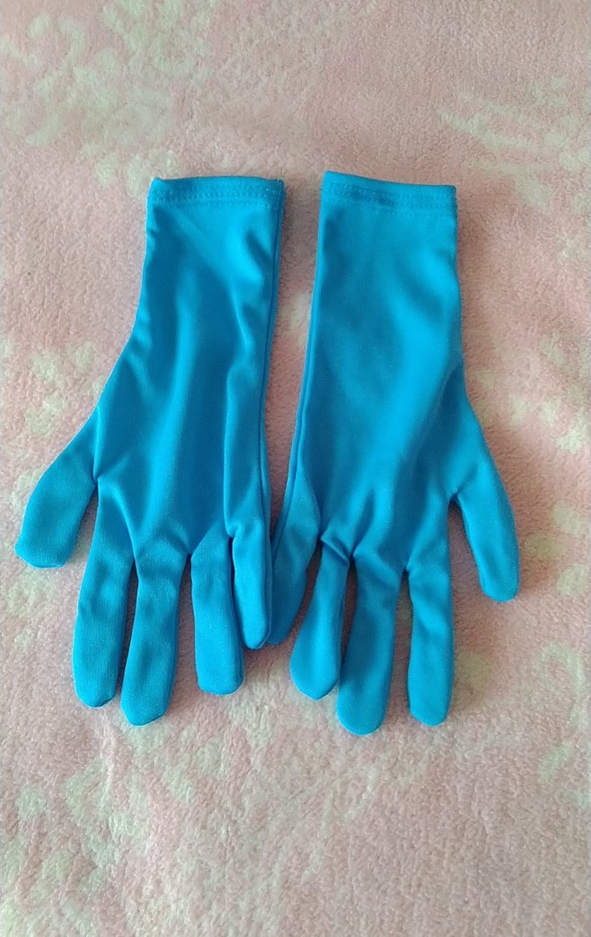 Mavi Kız çocuk Elsa eldiveni - Görsel 2