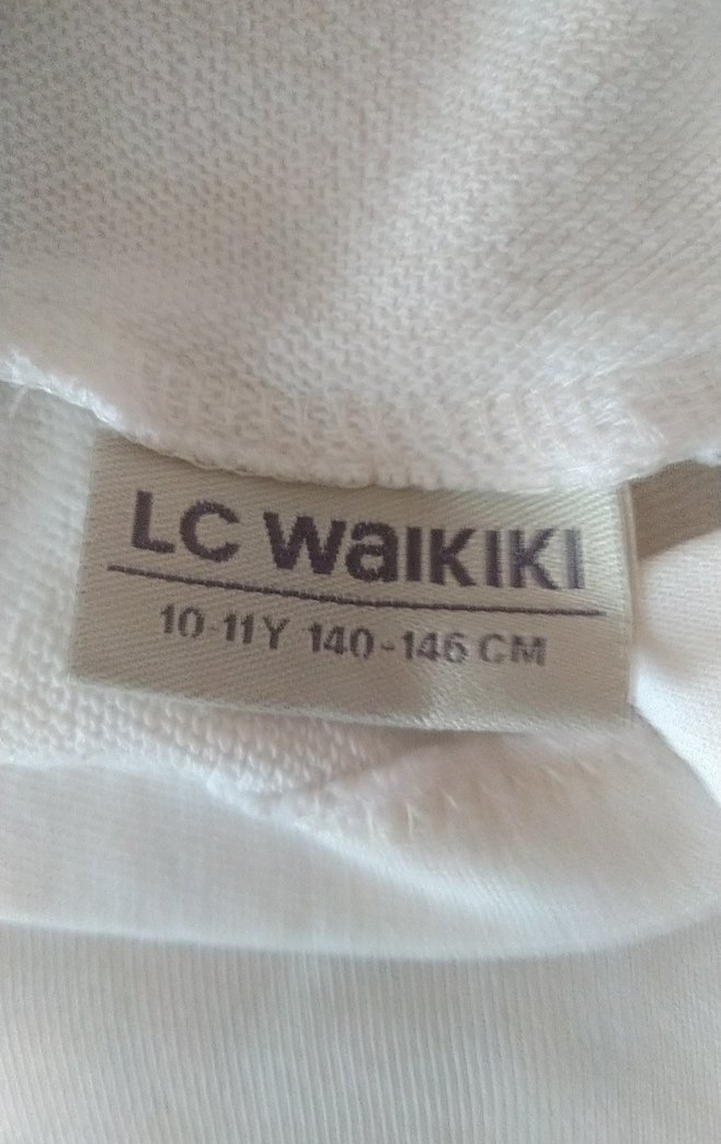 Beyaz Kapüşonlu kız çocuk  Sweatshirt - Görsel 2