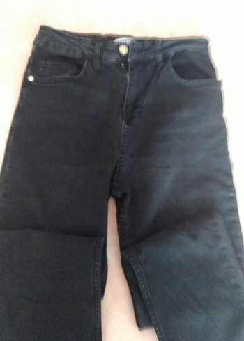 Siyah Kız çocuk Kot Pantolon - Görsel 2