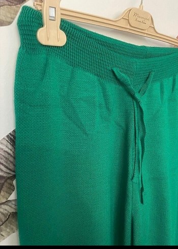 Yeşil Salaş Örgü Kadın ikili takım - Görsel 3