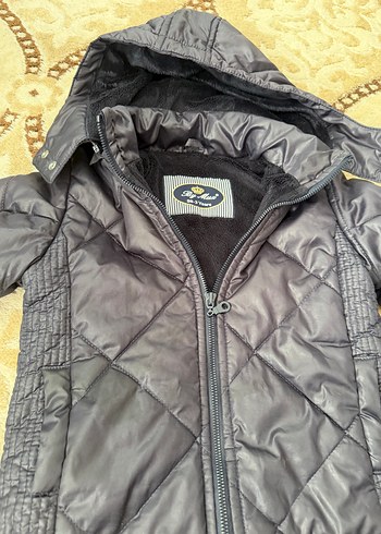 Erkek Çocuk Gri Fermuarlı Mont - Görsel 3