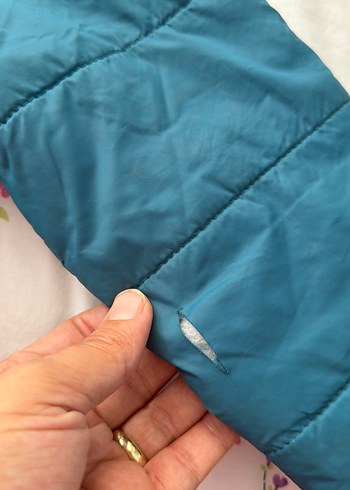 Kız Çocuk Lacivert Fermuarlı Kapüşonlu Ceket - Görsel 4