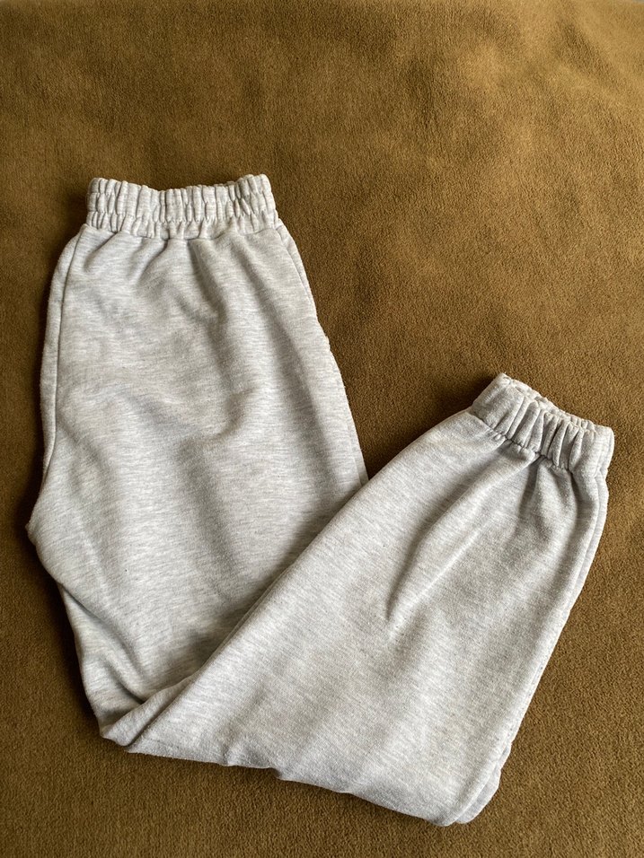 Gri Rahat Kesim Kadın Eşofman Altı - Görsel 2