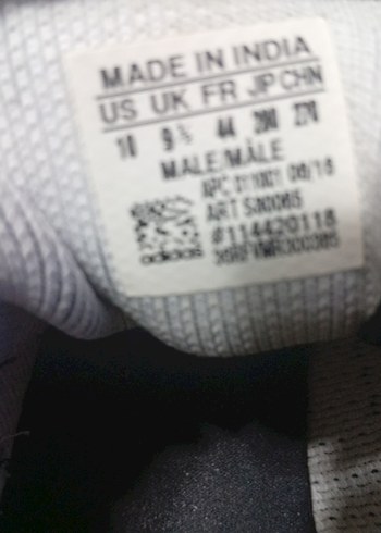 44. adidas orjinal adidas marka yazlık üç defa giyildi - Görsel 3