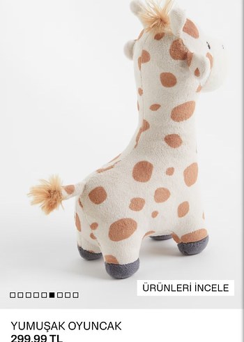  Beden Renk Camel Renkli Peluş Zürafa Oyuncak