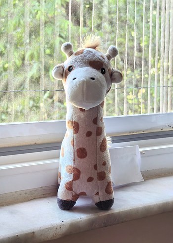  Beden Camel Renkli Peluş Zürafa Oyuncak