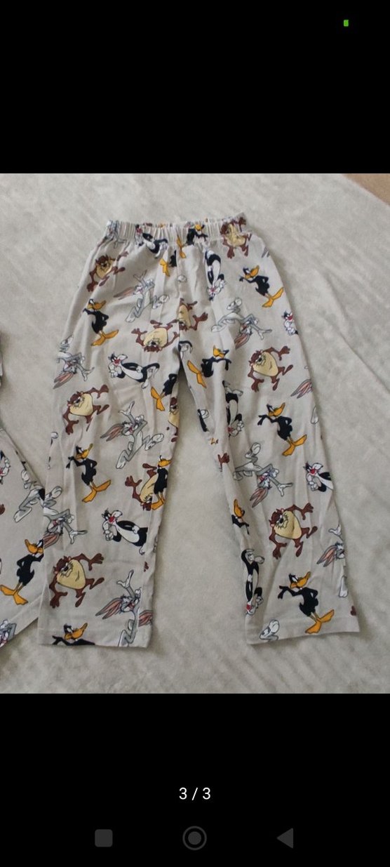 LCW Erkek Çocuk Gri Desenli Kısa Kollu Pijama Takımı - Görsel 3