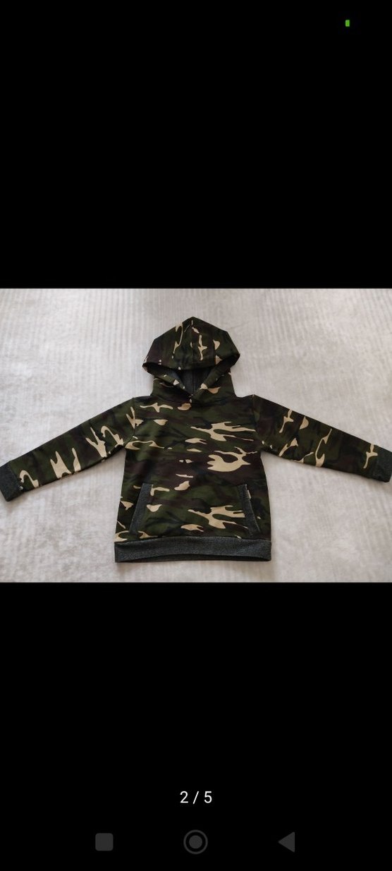 Kapüşonlu Kamuflaj Erkek Eşofman Takımı - Görsel 2