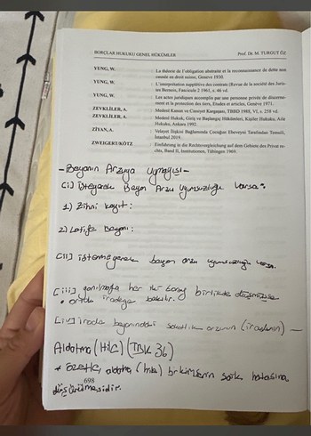  Borçlar Hukuku Genel Hükümler Cilt 1 - Prof. Dr. Oğuzman & Öz