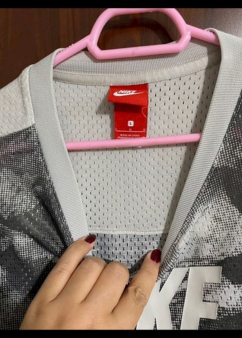 Nike Gri orjinal Nike Kısa Kollu Tişört
