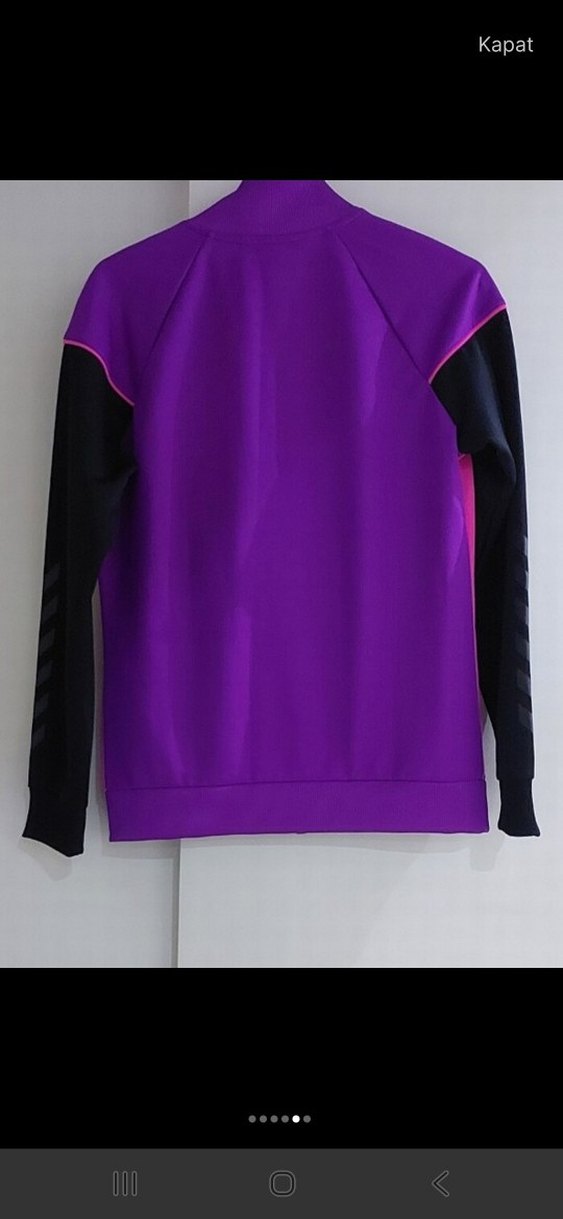 Kadın Mor Hummel Spor Ceket - Görsel 4