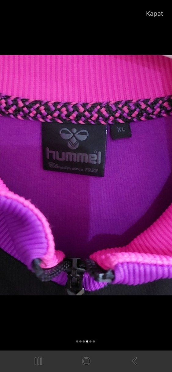 Kadın Mor Hummel Spor Ceket - Görsel 5