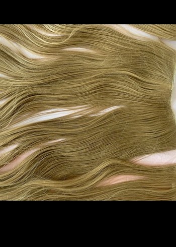 Bej Parlak Elastik Kadın Saç Aksesuarı - Görsel 2